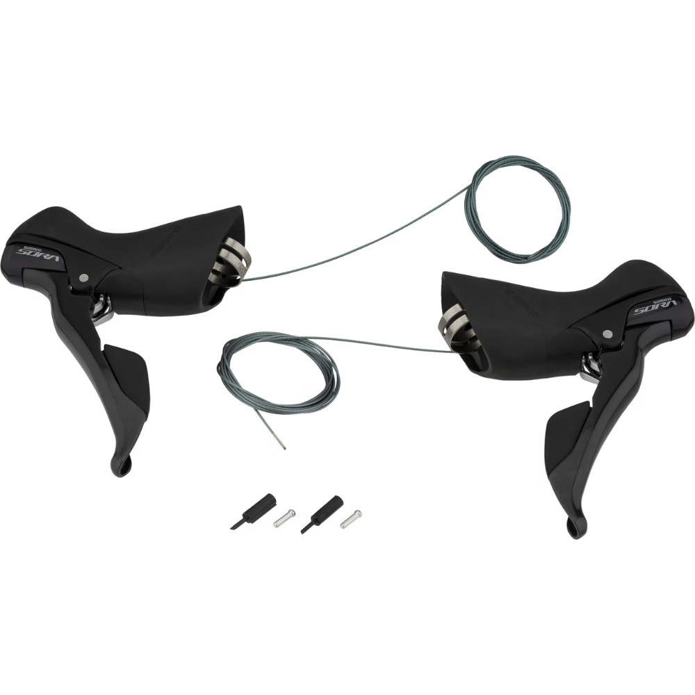 دسته دنده و کتی دوچرخه 2*9 سرعته شیمانو  Shimano Sora STI ST-R3000 2-/9-speed Shift/Brake Levers
