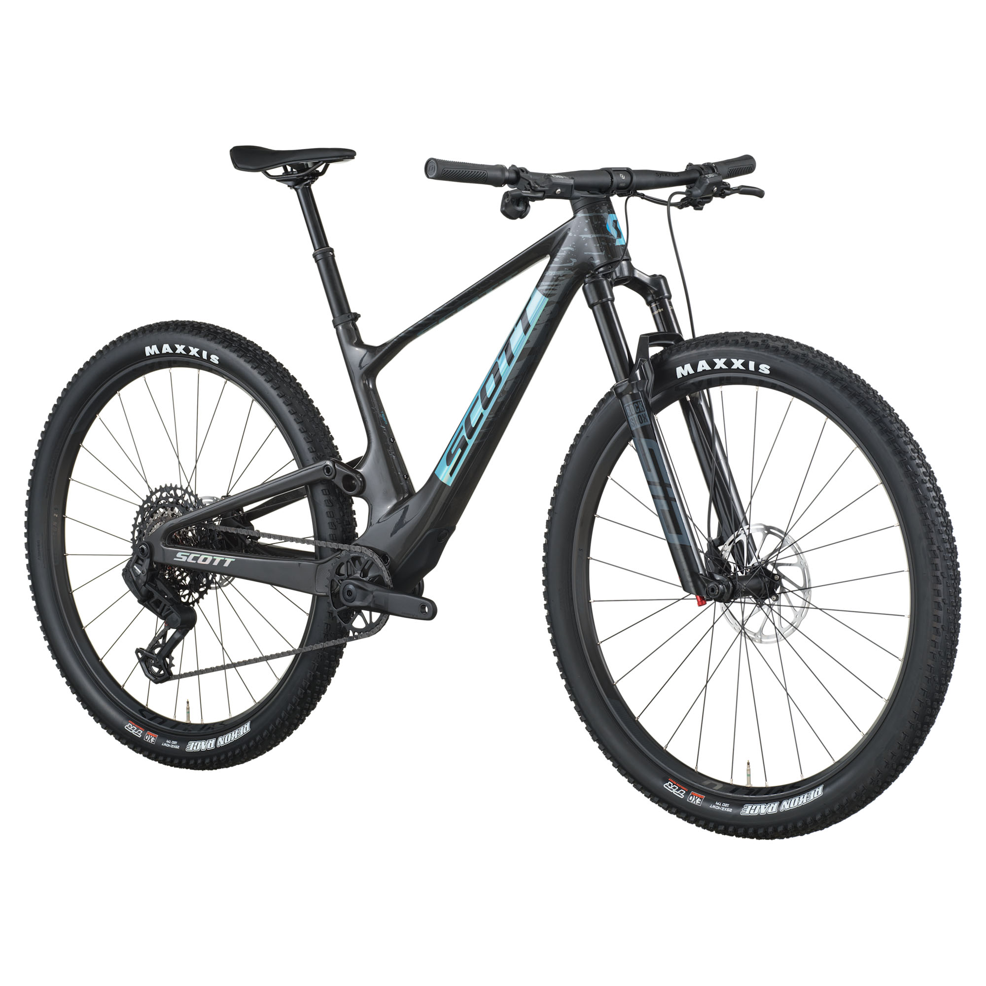دوچرخه کوهستان دو کمک اسکات اسپارک کربن SCOTT SPARK RC TEAM issue 2025
