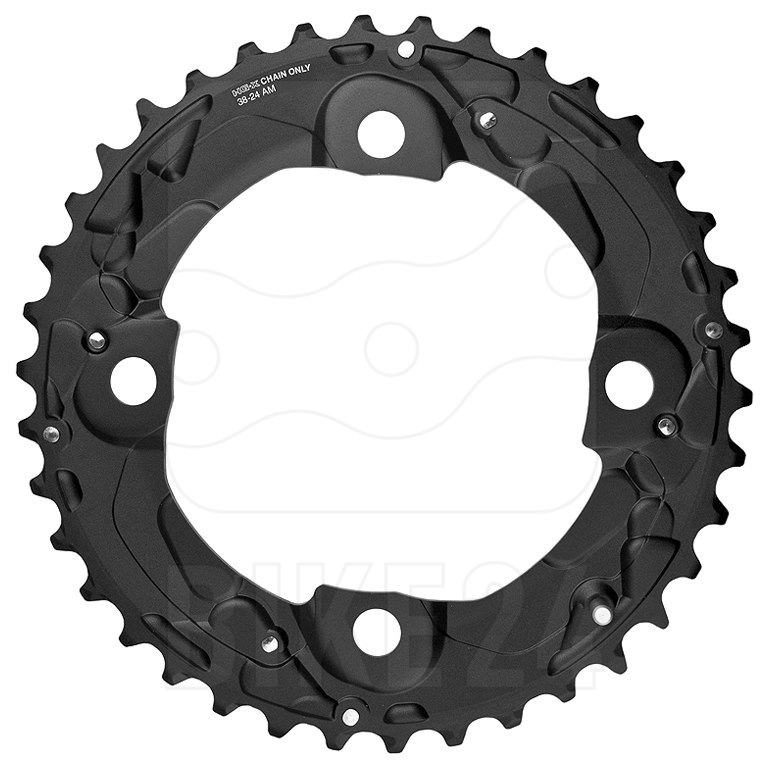 سینی طبق قامه 2*10 سرعته دوچرخه شیمانو Shimano SLX 2x10 speed for FC-M675 24T 