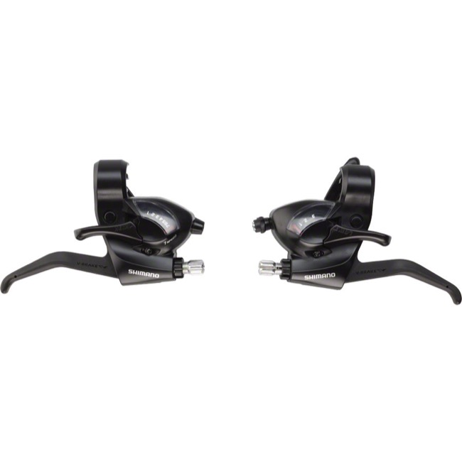 دسته دنده و کتی ترمز دوچرخه 3×7 سرعته شیمانو SHIMANO ST-EF41