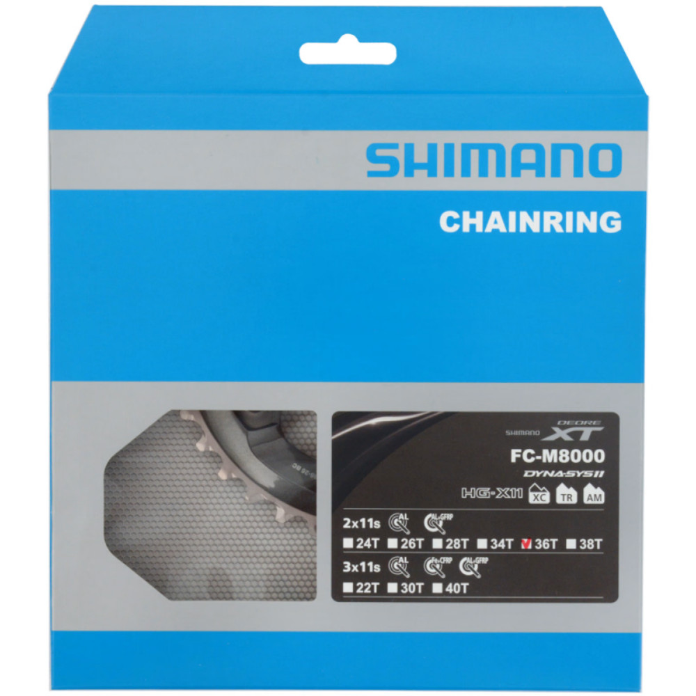 سینی طبق قامه 2*11 سرعته دوچرخه شیمانو Shimano Deore XT FC-M8000 2x11-speed