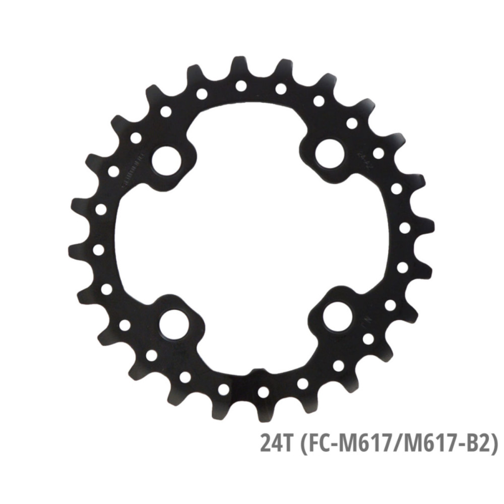 سینی طبق قامه 2*10 سرعته دوچرخه شیمانو Shimano Deore for for FC-M617 24T