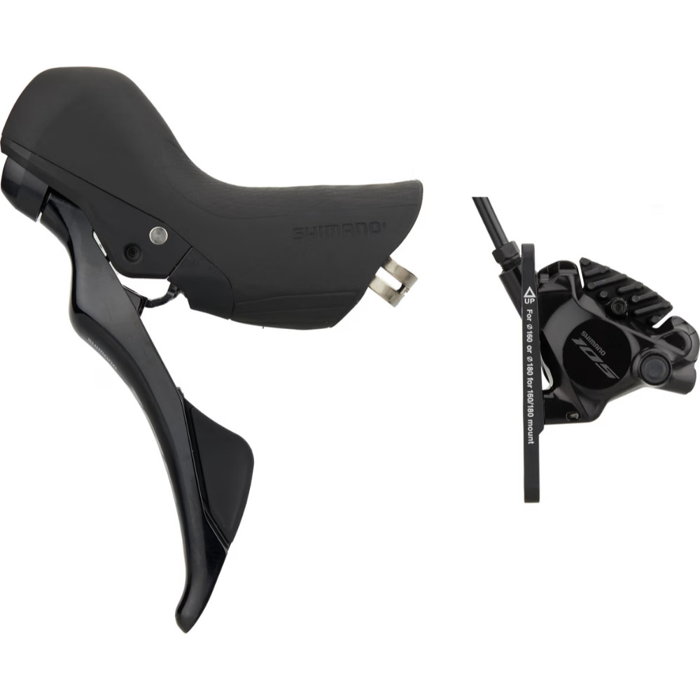 ست دسته دنده کتی ( ترمز هیدرولیک ) دوچرخه کورسی شیمانو Shimano 105 BR-R7170 + ST-R7120